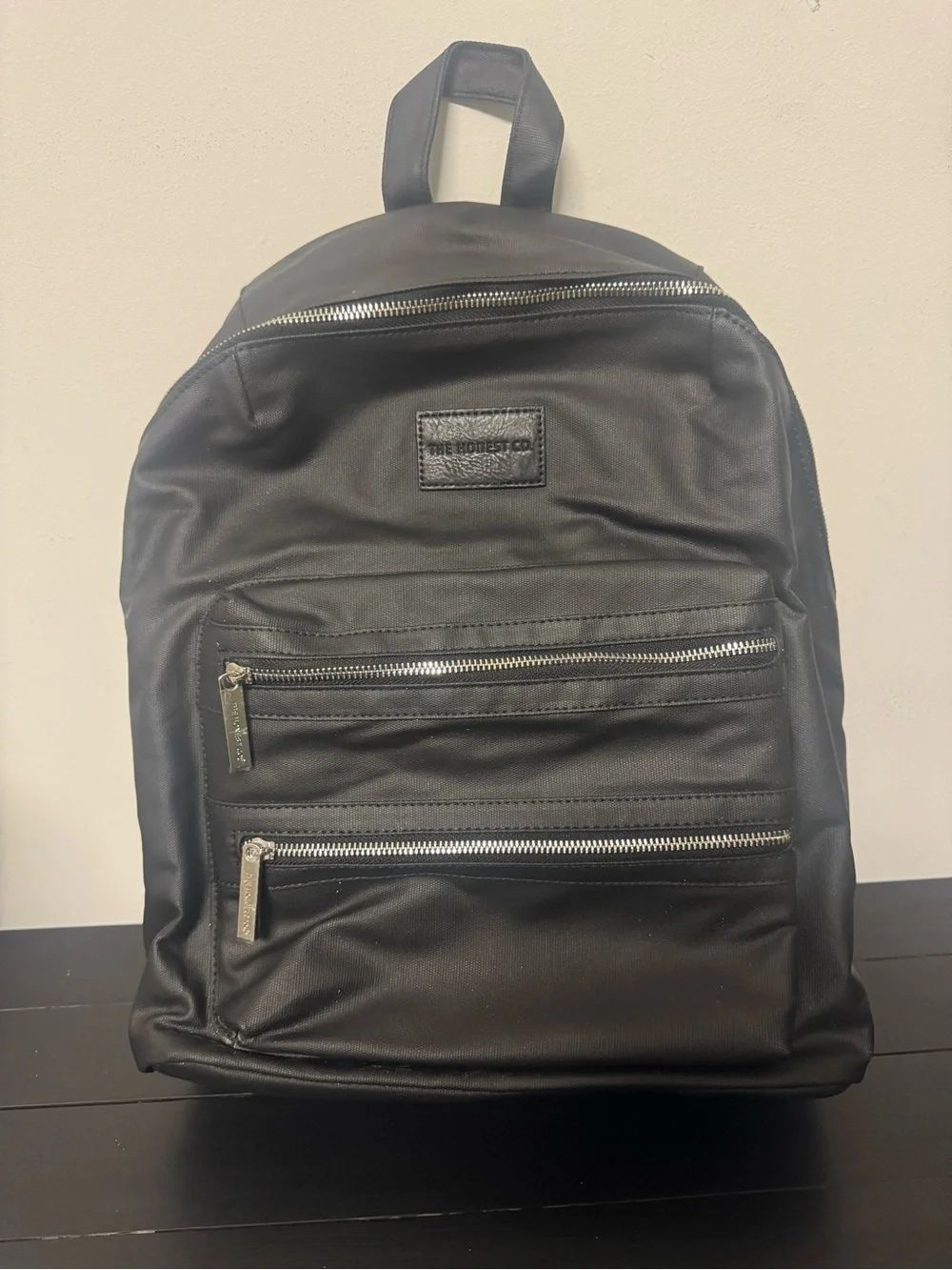 Honest Company Coated Canvas City Diaper Backpack